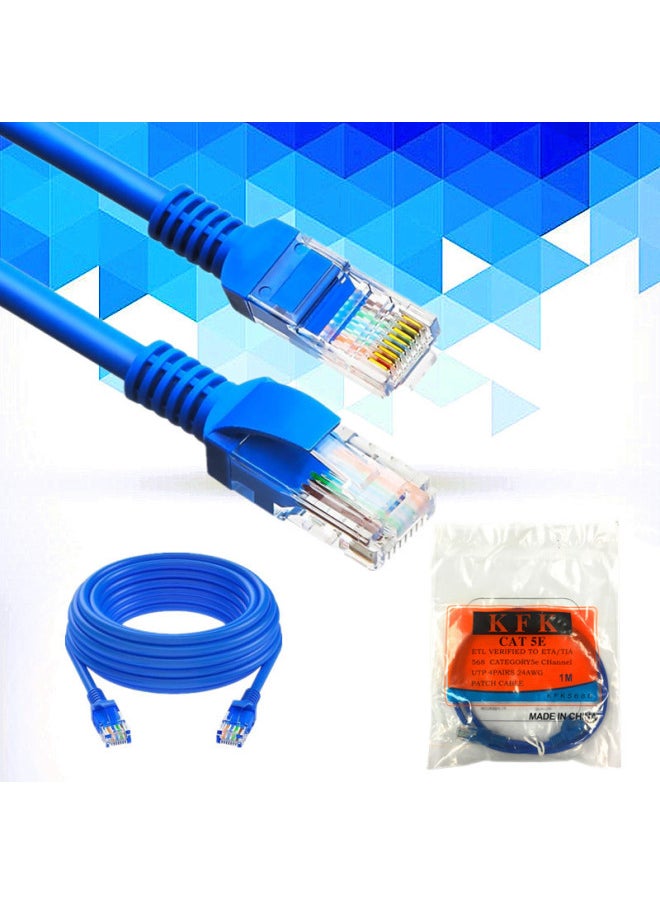 Generic Direct Sales Super Five Computer Network Jumper Finished Crystal Head Network Cable 1 M 2 3 5 10-50 M-Color:Ultra-five White Copper-clad Aluminum-Line Length:50 M  - Image 2