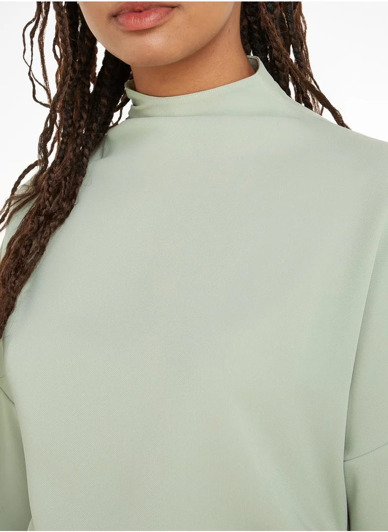 CALVIN KLEIN High Neck Knitted Dress