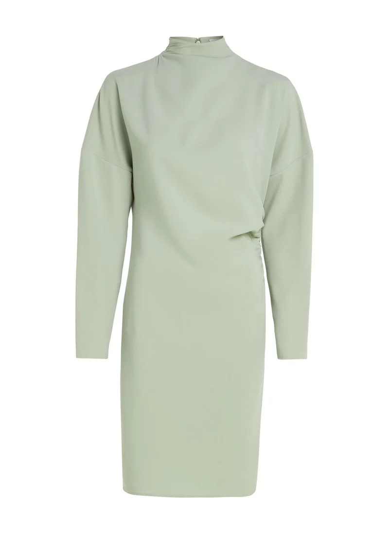 CALVIN KLEIN High Neck Knitted Dress