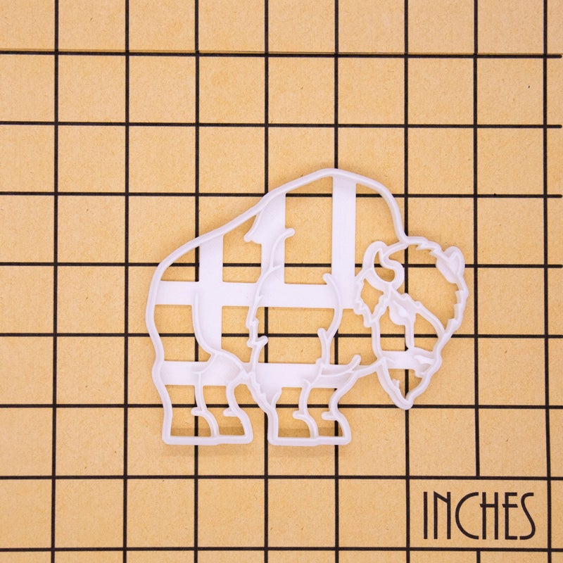 Bakerlogy Wood Bison Body cookie cutter  1 piece - Bakerlogy - Image 2