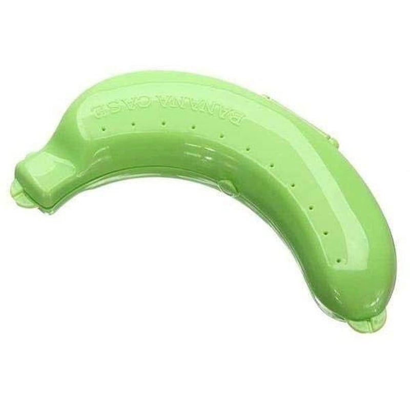 Genaric Banana Case Plastic Lunch Box (Green)