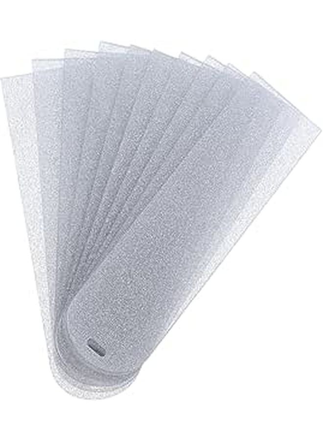 10 Unpainted Acrylic Bookmarks for Crafts Lightweight Blank Book Markers - Image 1