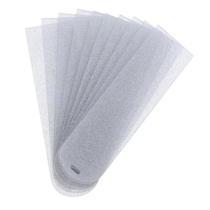 10 Unpainted Acrylic Bookmarks for Crafts Lightweight Blank Book Markers - Image 2