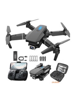JAJEEK E88 4K HD Drone with Single Camera – Foldable Aerial Drone for Beginners, 2.4GHz Real-Time Transmission, 360° Roll, Long Battery Life, Headless Mode, Trajectory Flight & One Key Return  - Image 2