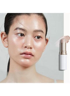 HINCE hince True Dimension Radiance Balm 10g (LIGHT) - Natural Shimmer Glow Face Highlighter, Transparent Color Tones, Brighten Skin Tone, Slim Fitting Texture, Blush, Eye Shadow Multi Makeup Stick  - Image 5