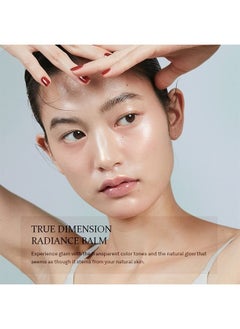 HINCE hince True Dimension Radiance Balm 10g (LIGHT) - Natural Shimmer Glow Face Highlighter, Transparent Color Tones, Brighten Skin Tone, Slim Fitting Texture, Blush, Eye Shadow Multi Makeup Stick  - Image 2