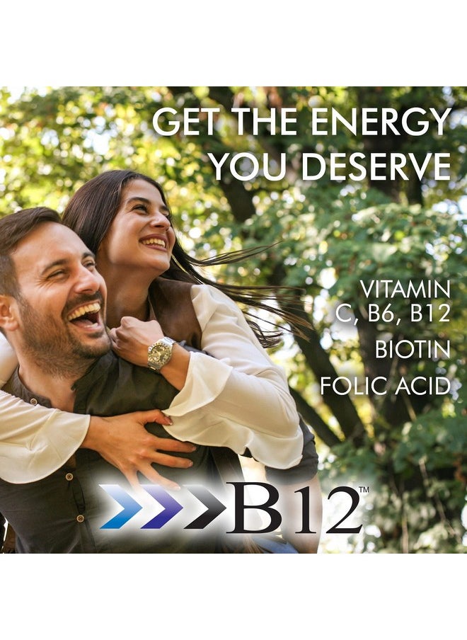 wellgenix - Bio Available Sublingual B12 60Ct (2 Pack) Daily Multivitamins Focus Support Formula W/ Vitamins C B6 B12 Folic Acid & Biotin Energy & Diet Supplement For Immune & Overall Health - Image 1