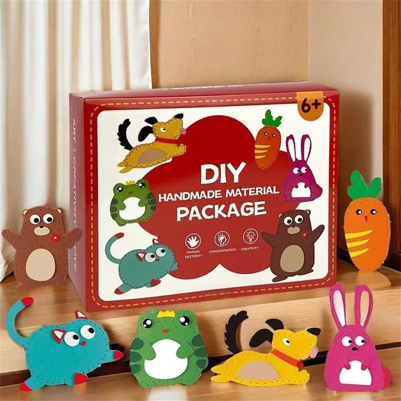 NALACAL DIY Doll Sewing Toys, DIY Sewing Kit, Beginner Sewing Kit for Kids, Sewing Kit for Beginners, Handmade Kids Sewing Crafts DIY Kits, Learn to Sew, Easy DIY Projects for Kids Ages 8-12 (1Pcs) - Image 2