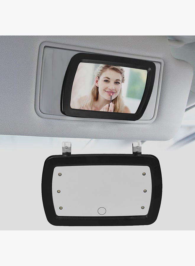 MUNTAQI Automobile Make Up Mirror With Six LED Lights - Image 4