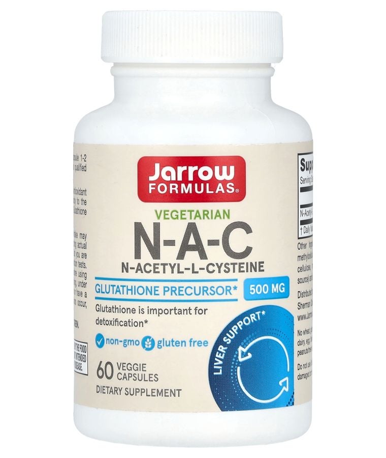 jarrow formulas Vegetarian N-A-C 500 mg 60 Veggies Capsules
