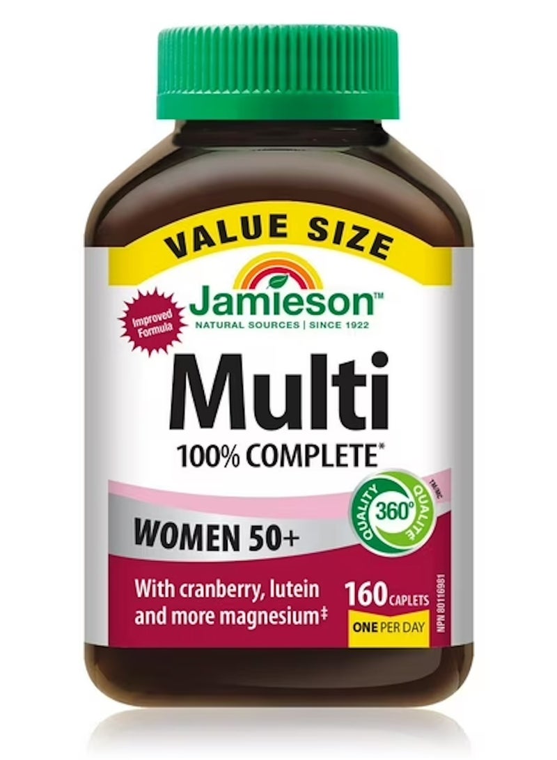 Jamieson 100% Complete Multivitamin For Women 50+