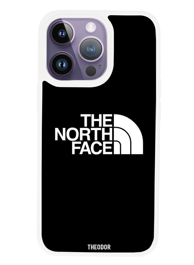 Theodor Protective Case Anti Scratch Shock Proof Cover For APPLE IPHONE 14 PRO North Face (White Bumper) - Image 1