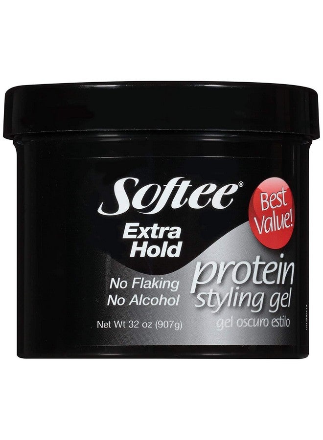 Softee Softee Extra Hold Protein Styling Gel 32 Ounce Black 32 Ounce - Image 1