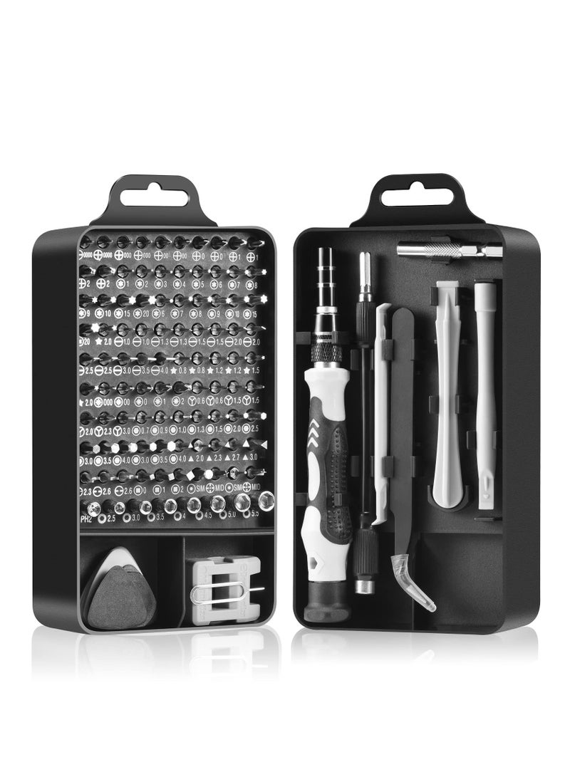 SYOSI Precision Screwdriver Set, 115 in 1 Set, Professional Repair Tool Kit with Magnetic Driver for Cellphone, Computer, Laptop, Watch, Eyeglasses, Modding and DIY Projects - Image 1