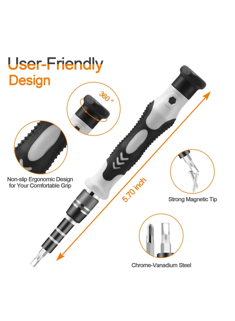 SYOSI Precision Screwdriver Set, 115 in 1 Set, Professional Repair Tool Kit with Magnetic Driver for Cellphone, Computer, Laptop, Watch, Eyeglasses, Modding and DIY Projects - Image 4