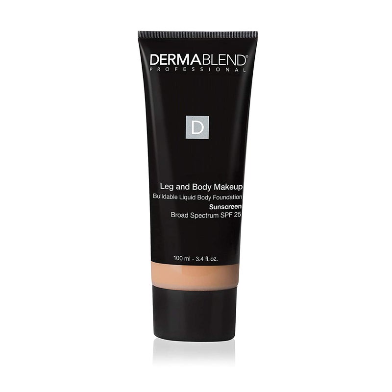 Dermablend Leg and Body Makeup Foundation with SPF 25 25W Light Sand 34 Fl Oz