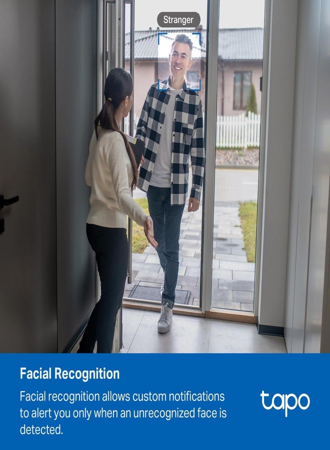 تابو كاميرا أمان داخلية Tapo 4K Pan/Tilt لمراقبة الأطفال، وكاميرا للكلاب مع كشف الحركة وتتبعها، وعرض 360 درجة، ورؤية ليلية ملونة، وتخزين SD/سحابي، وتعمل مع Alexa وGoogle وBixby RoomCam 4K - Image 3