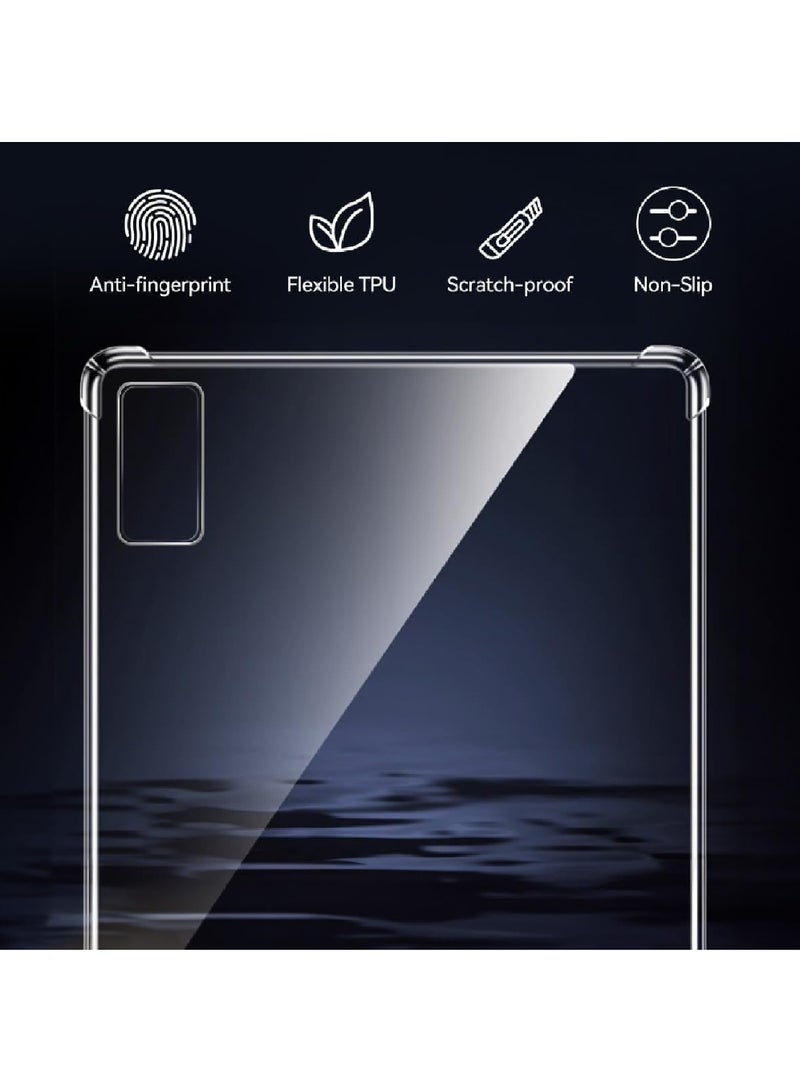 Rock Pow Compatible with Xiaomi Redmi Pad SE 11 Inch Clear Case - 2023 Release, Shockproof Flexible Cover Anti-Scratch Transparent TPU Protective Shell for REDMIPAD SE - Image 3