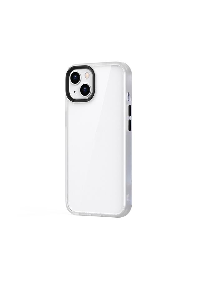 S-TOP Case For iPhone 13 Ming Shield Hybrid Frosted Transparent PC + TPU Scratchproof Shockproof Case - Image 2