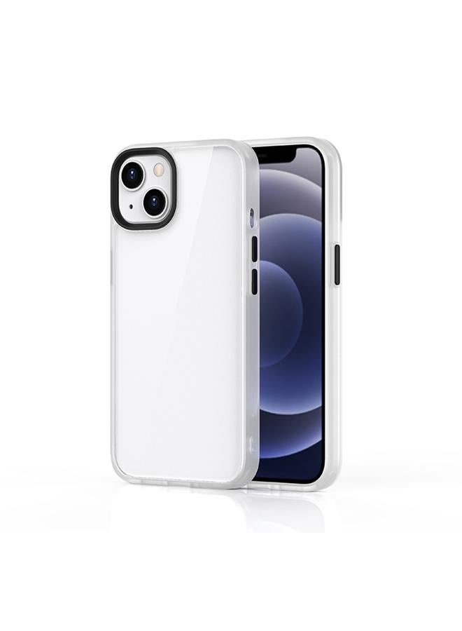 S-TOP Case For iPhone 13 Ming Shield Hybrid Frosted Transparent PC + TPU Scratchproof Shockproof Case - Image 1
