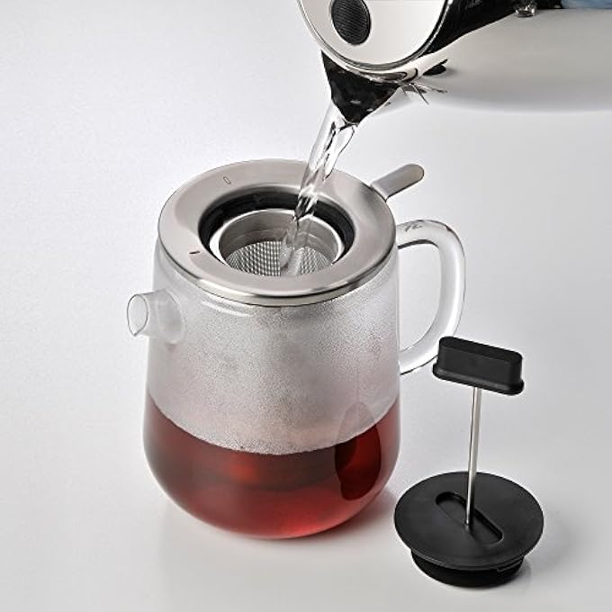WMF Sensitea Set With Warmer 13 L Glass Teapot Stainless Steel Rechaud Transparent - Image 5