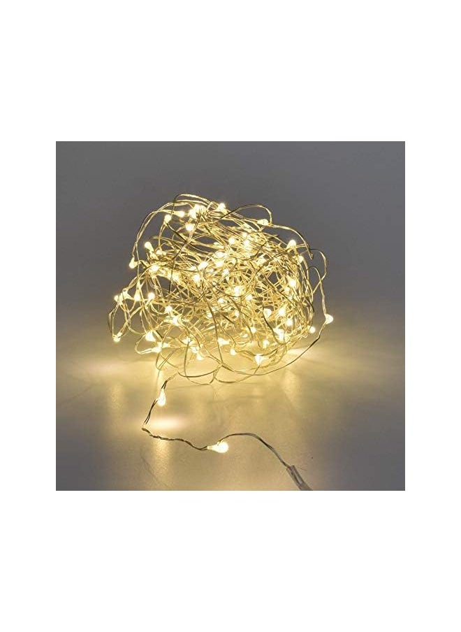 karlling - Karlling USB Powered Dimmable Waterproof 33ft LED String Lights Fairy Starry Decorative Lights for Patio,Wedding,Parties,Gate,Yard,Holiday Decorations with Remote Controller and Timer(Warm White) - Image 1