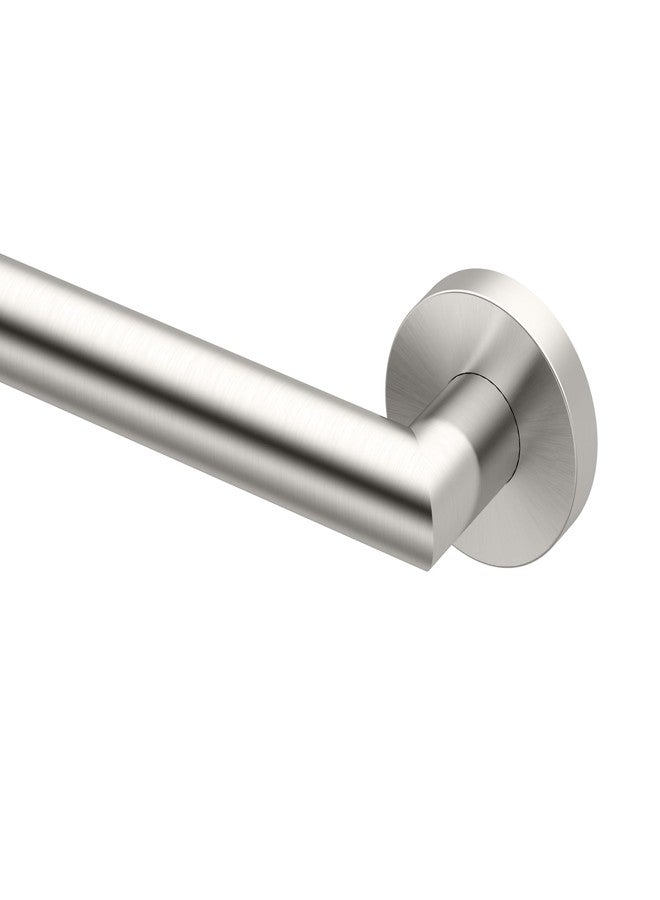 Gatco 970 Glam Shower Grab Bar, 12 Inch, ADA Compliant Stainless Steel, Satin Nickel, Wall Mounted Bathroom Handrail - Image 2