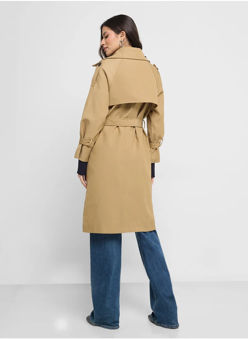 ايلا Longline Trench Coat