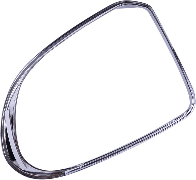Wivplex Chrome ABS Car Rearview Mirror Rain Eyebrow Cover Trim - Image 3