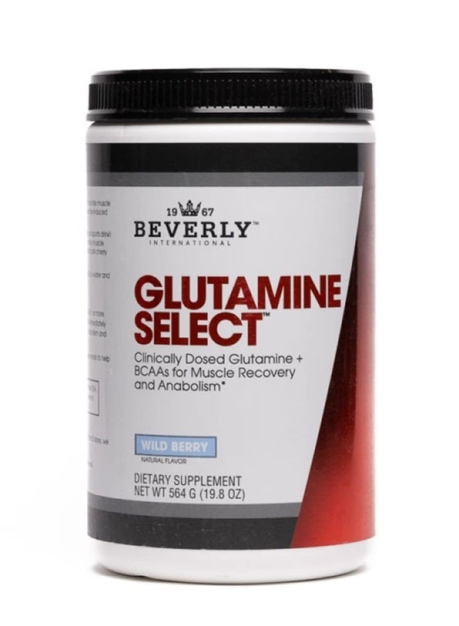 Beverly International Glutamine Select, 60 Servings. Clinically Dosed L-Glutamine and Amino Acid Formula for Lean Muscle and Recovery. Sugar-Free Powder. BCAA's. - Image 1