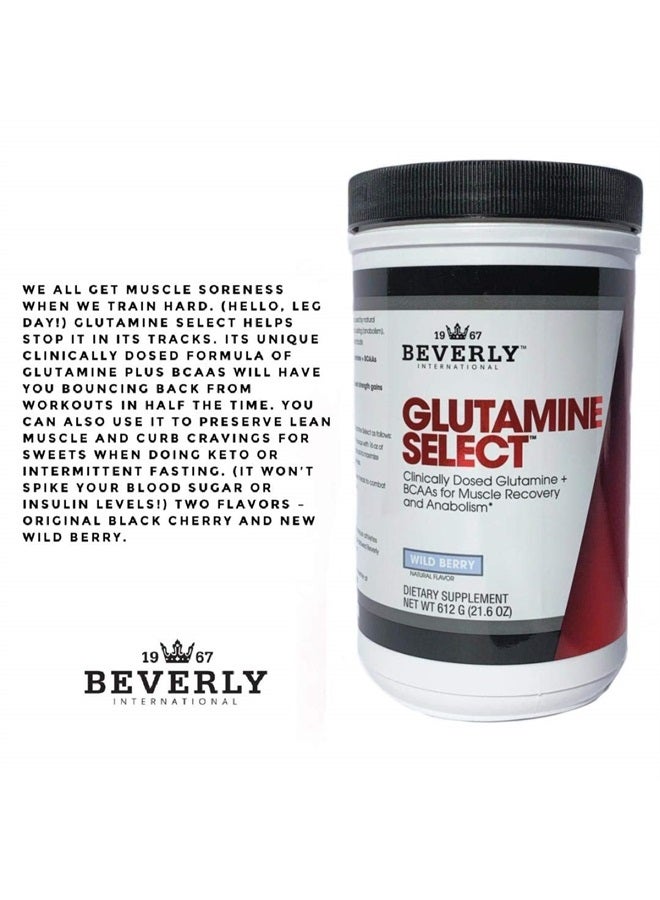Beverly International Glutamine Select, 60 Servings. Clinically Dosed L-Glutamine and Amino Acid Formula for Lean Muscle and Recovery. Sugar-Free Powder. BCAA's. - Image 5
