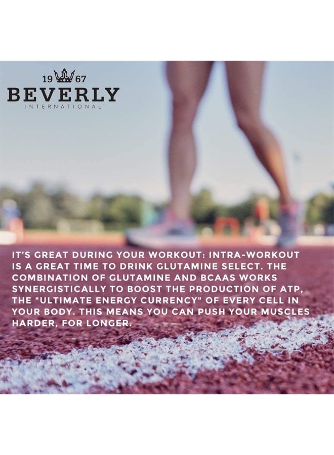 Beverly International Glutamine Select, 60 Servings. Clinically Dosed L-Glutamine and Amino Acid Formula for Lean Muscle and Recovery. Sugar-Free Powder. BCAA's. - Image 4