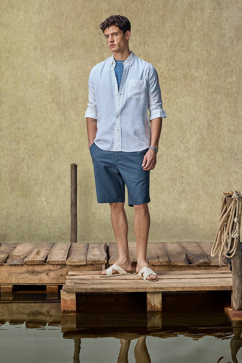 SNITCH Yacht Club Luxe Linen Blend Shorts - Image 3