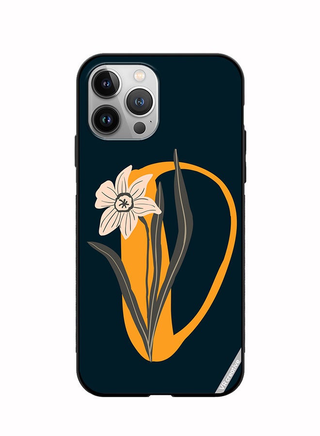 VR CREATIVE Protective Case Cover For Apple iPhone 12 Pro Max Alphabet D Design Multicolour - Image 1