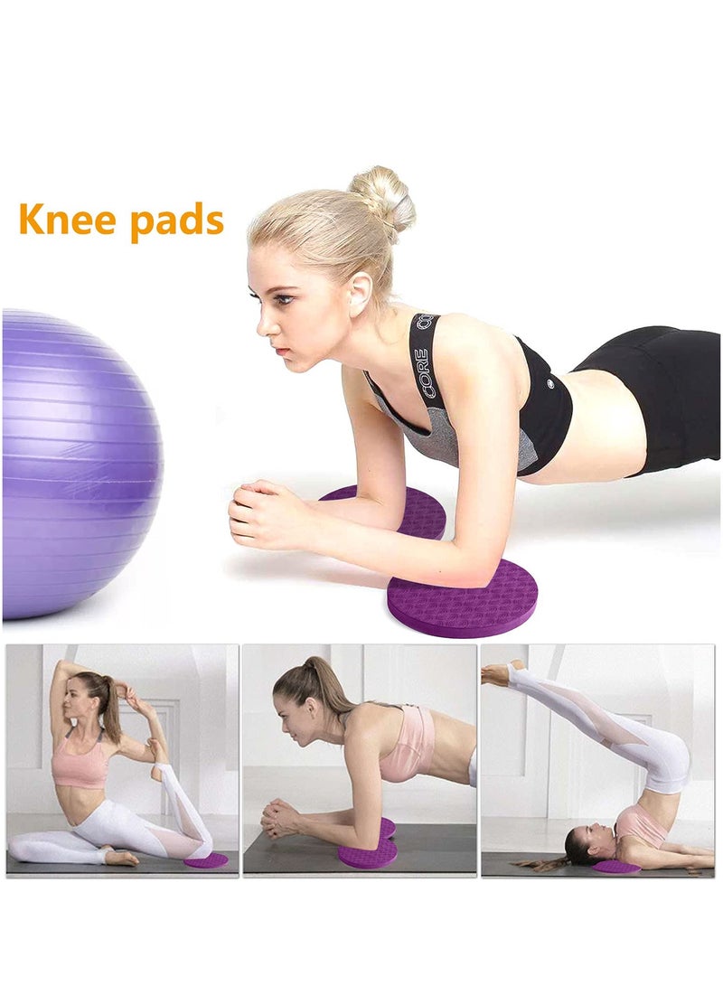 SOLARAE Yoga Knee Pads, Women/Men Yoga Props and Accessories Cushions for Knees, Wrists and Elbows for Fitness, Travel, Meditation, Kneeling, Balance, Flooring, Pilates - Image 3