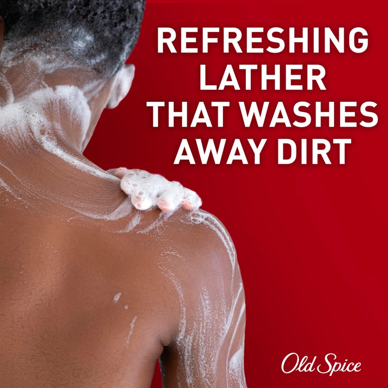 Old Spice Refreshing Body Wash for Men, 3X Defense, 24/7 Shower Fresh with Long Lasting Scent, Red Collection, Aqua Reef with Cypress Scent, 24 oz - Image 4