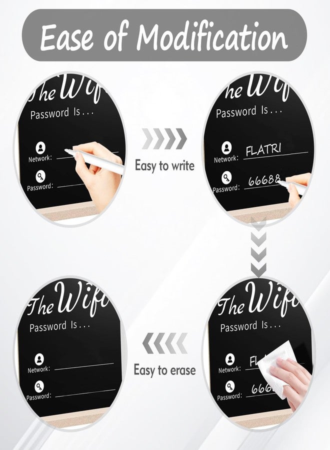 FLATRI Wifi Sign, Wooden Wifi Sign for Guests for Restaurant Supermarket Office Home Bar Coffee, 8.46 * 8.46 Inch Wifi Password Signs for Home Essentials - Image 3