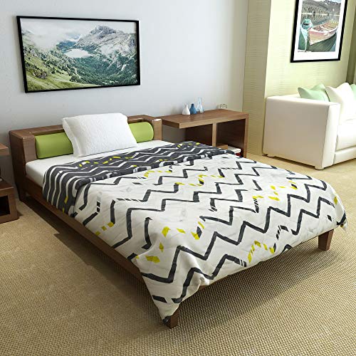 Divine Casa 120 GSM Microfiber Single Bed Comforter | Soft & Lightweight Reversible AC Blanket | All-Season 3-Layered Quilt | 230 x 140 cm, Slate - Image 4