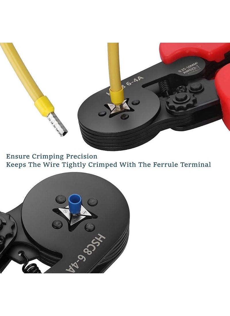 Generic Hetkrishi Crimping Tool Insulated for Heat Shrink Connectors  Ratcheting Wire Crimper Pliers AWG 237 Square Crimping Pliers02510mm  - Image 4