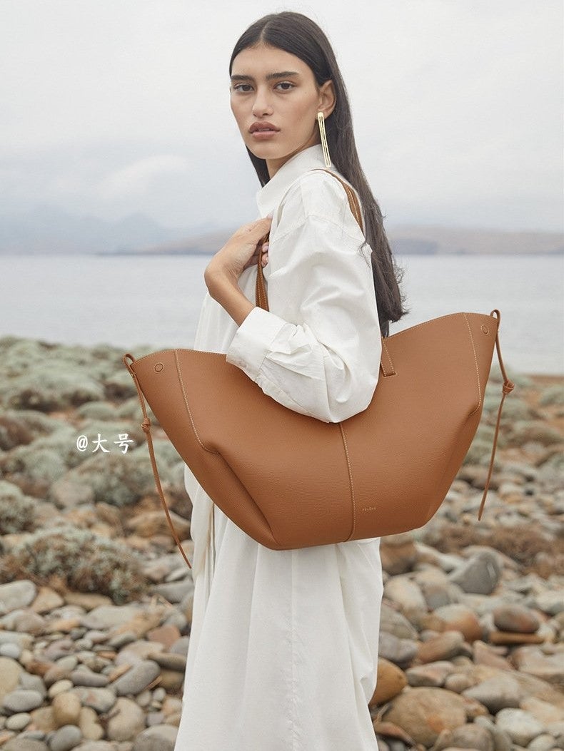 Bag Autumn Women'S Polene Style Elegant Tote Bag Large Capacity High-Class Wings Bag For Work And Commuting - Image 3
