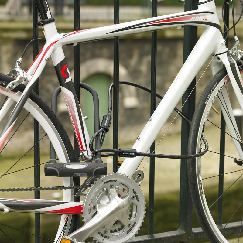 Master Lock 72DPF Steel Cable with Looped Ends, 15 ft. Long, 1 Pack, Black - Image 2