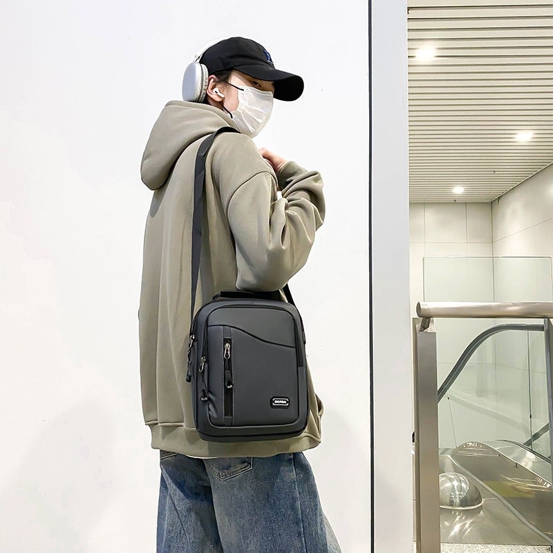 New Men'S Multi-Functional Shoulder Messenger Bag Business Commuter Waterproof Large Capacity Travel Backpack - Image 4