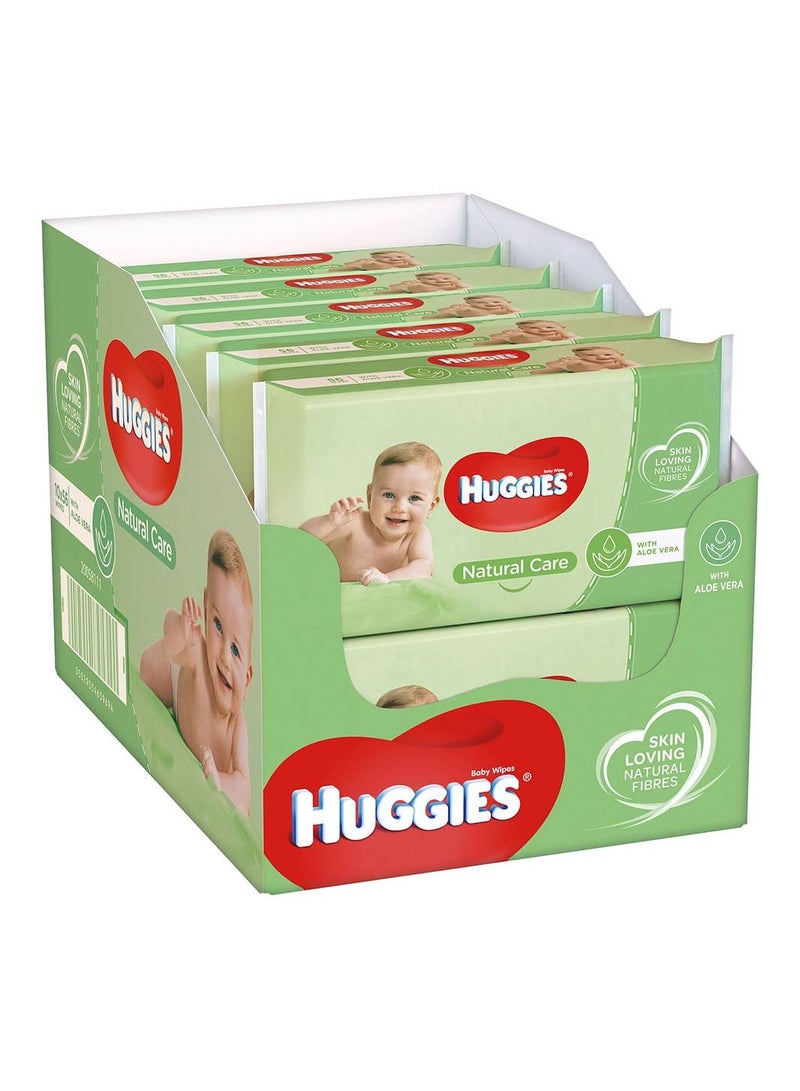 HUGGIES 560-Piece Baby Wipes Aloe, 56s x 10  - Image 3