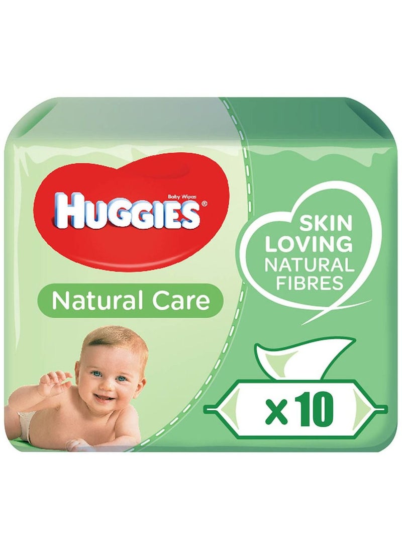 HUGGIES 560-Piece Baby Wipes Aloe, 56s x 10  - Image 2