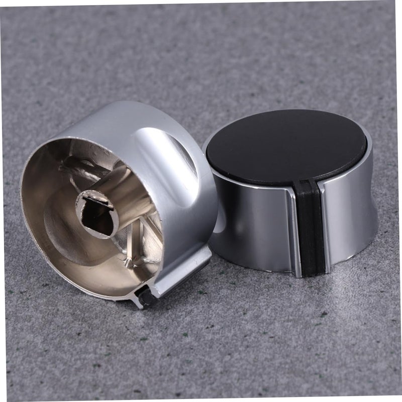 5PCS Round Metal Gas Stove Knob Replacement Sturdy Ignition Button Accessories - Image 4