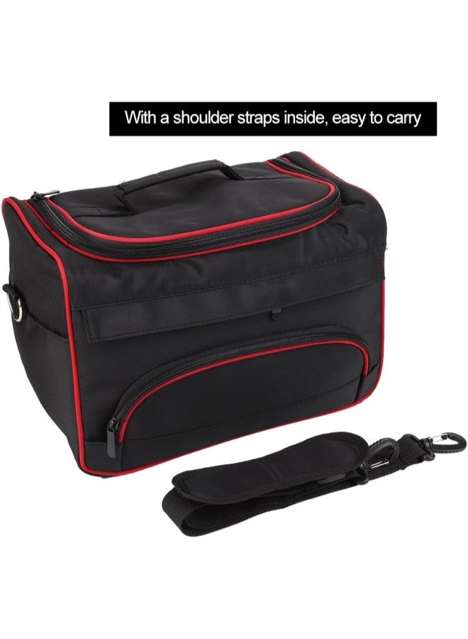 klarako Hairdressing Bag, Professional Large Storage Multi-function Portable Hairdresser's Salon Pouch Bag, Makeup Travel Home Hair Stylist Tool Bag Session Bag Large Mobile Hair Salon Kit Holder (Black)  - Image 3