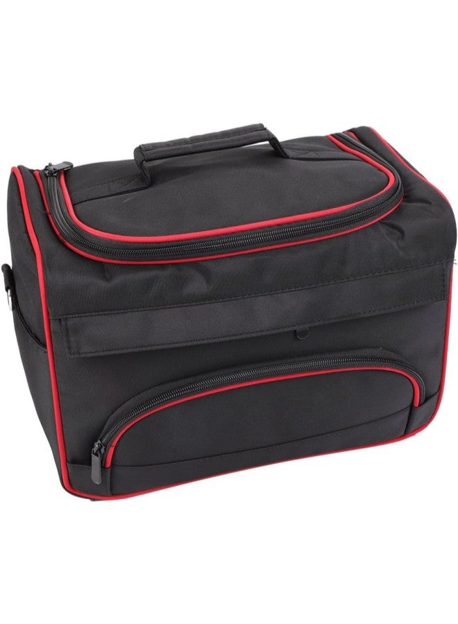 klarako Hairdressing Bag, Professional Large Storage Multi-function Portable Hairdresser's Salon Pouch Bag, Makeup Travel Home Hair Stylist Tool Bag Session Bag Large Mobile Hair Salon Kit Holder (Black)  - Image 5