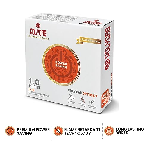 Polycab OPTIMA+ 6sqmm 90M coil | Flame Retardant | Lead free | 99.97% high purity copper | Rodent protection | PVC insulated housewire [Yellow] - Image 5