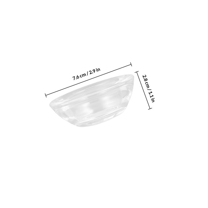 4Pcs Glass Candle Dish Candlestick Small Candle Cup Glass Cup Holder for Home - Image 2
