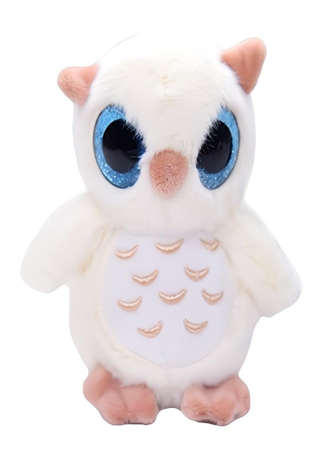 Tickles Cute Owl Soft Stuffed Plush Animal Toy for Kids Girls & Boys Children Birthday Gifts (Color: White Size: 20 cm) - Image 2